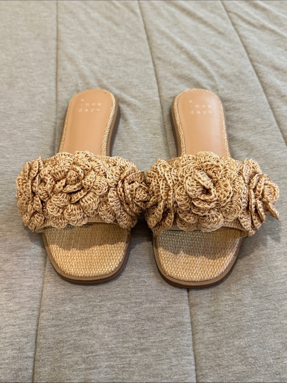 Women's crochet slides size 7